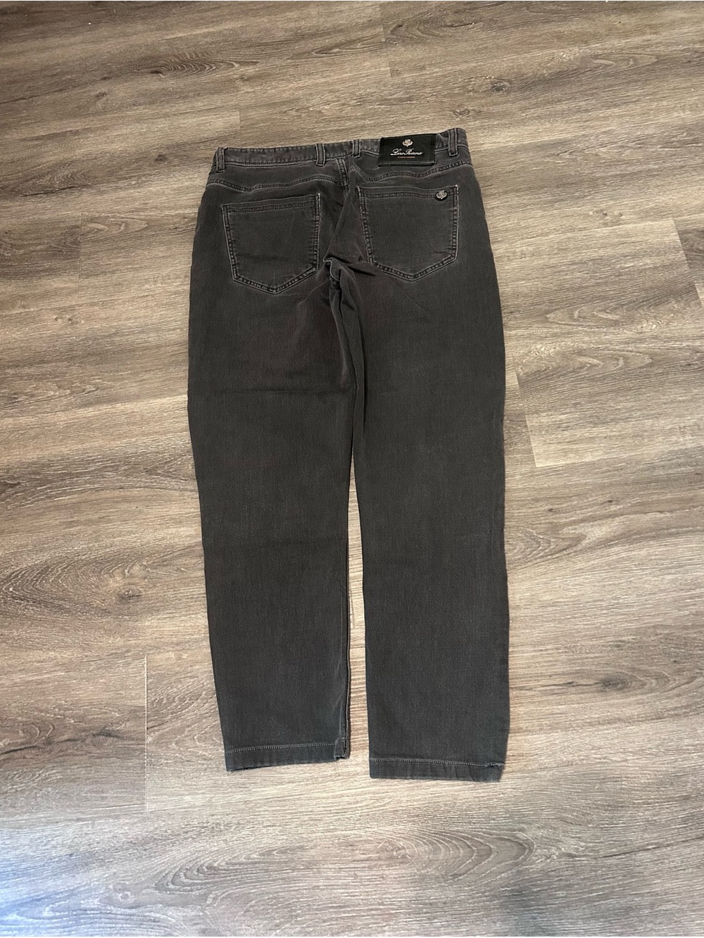 Loro Piana Black Jeans Pants Sz 34x26 Skinny Designer Luxury